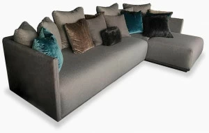 MORADA Диван из ткани с шезлонгом Verona Verona sec