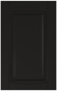 Фасады для кухни Кантри Фрезеровка «Кембридж» Черный грифельный №300