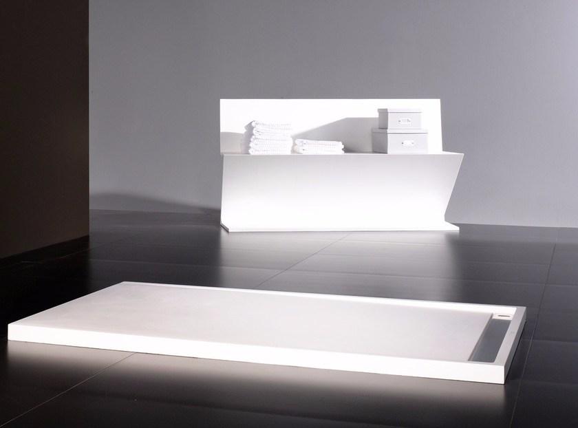 KRION Прямоугольный душевой поддон из krion® в современном стиле Ras sun-id-1460625 - Вид №1