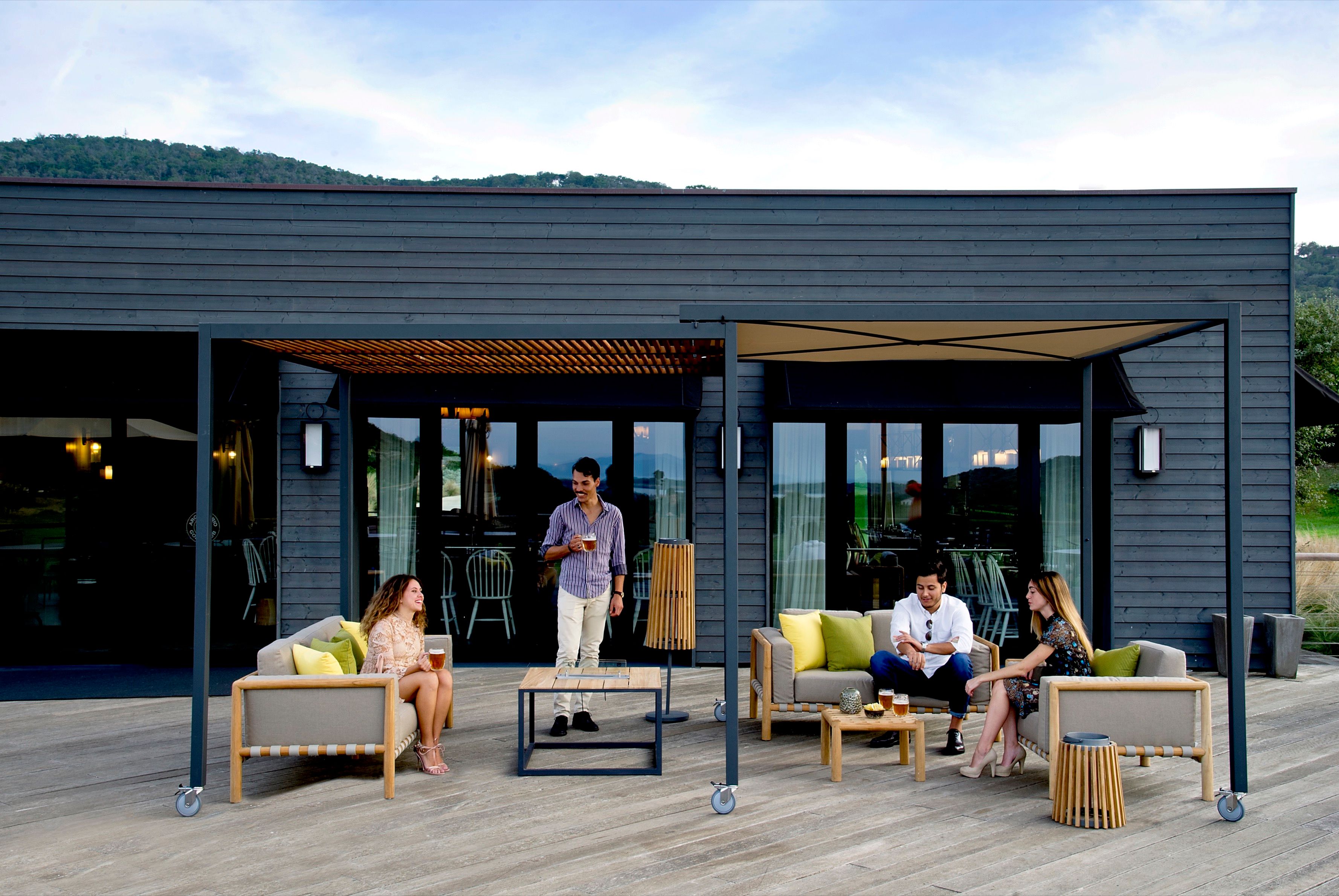 3-местный тканевый съемный садовый диван Unopiù Pevero ARCH-00048443 - Вид №7