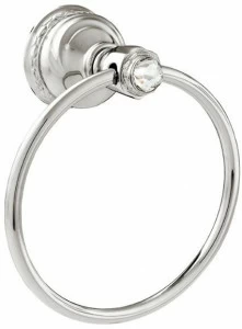 Bronces Mestre Кольцо для полотенца из латуни с кристаллами swarovski® Austral
