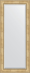 BY 6138 Зеркало напольное с фацетом в багетной раме - состаренное серебро с орнаментом 120 mm EVOFORM Exclusive floor