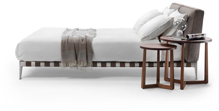 Flexform Двуспальная кровать из ткани Gregory sun-id-1407347 - Вид №4