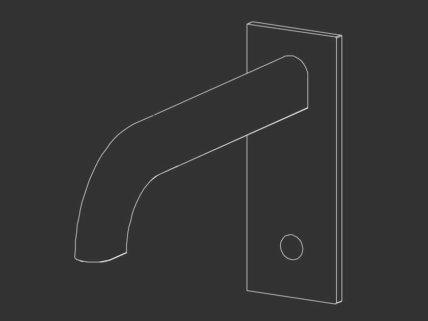 Настенный дозирующий носик из нержавеющей стали для умывальника CEADESIGN SIXTY ARCH-00100317