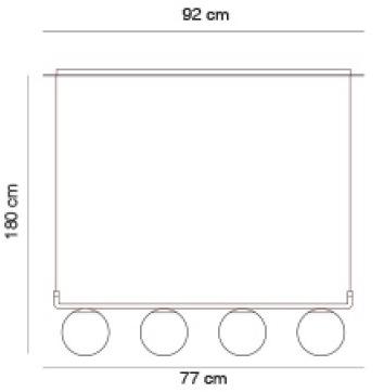 Alma light Светодиодный подвесной светильник из алебастра Tribeca 58004 - Вид №3