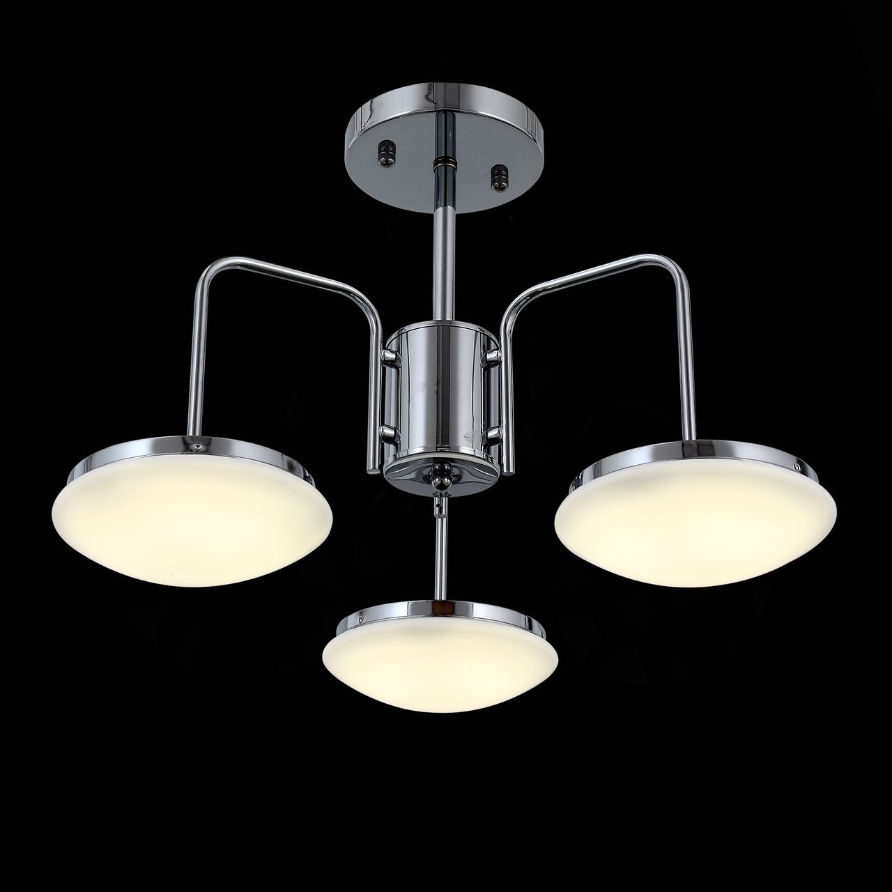 Потолочная светодиодная люстра ST Luce Pratico SLE120.102.03 белая ST LUCE PRATICO CHROME 109194 Белый  - Вид №1