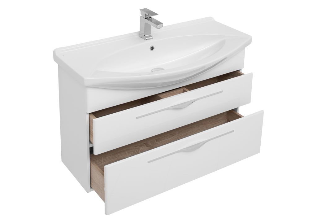 Мебель для ванной Aquanet Ирвин 105 белый 00210255 - Вид №3