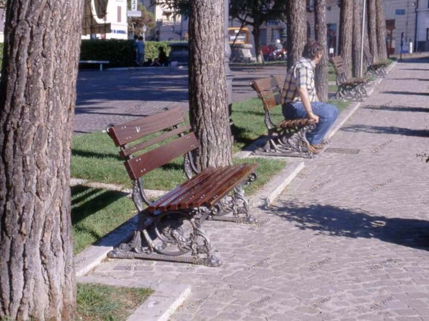 Neri Деревянная скамейка со спинкой Layia 2150, 2151 