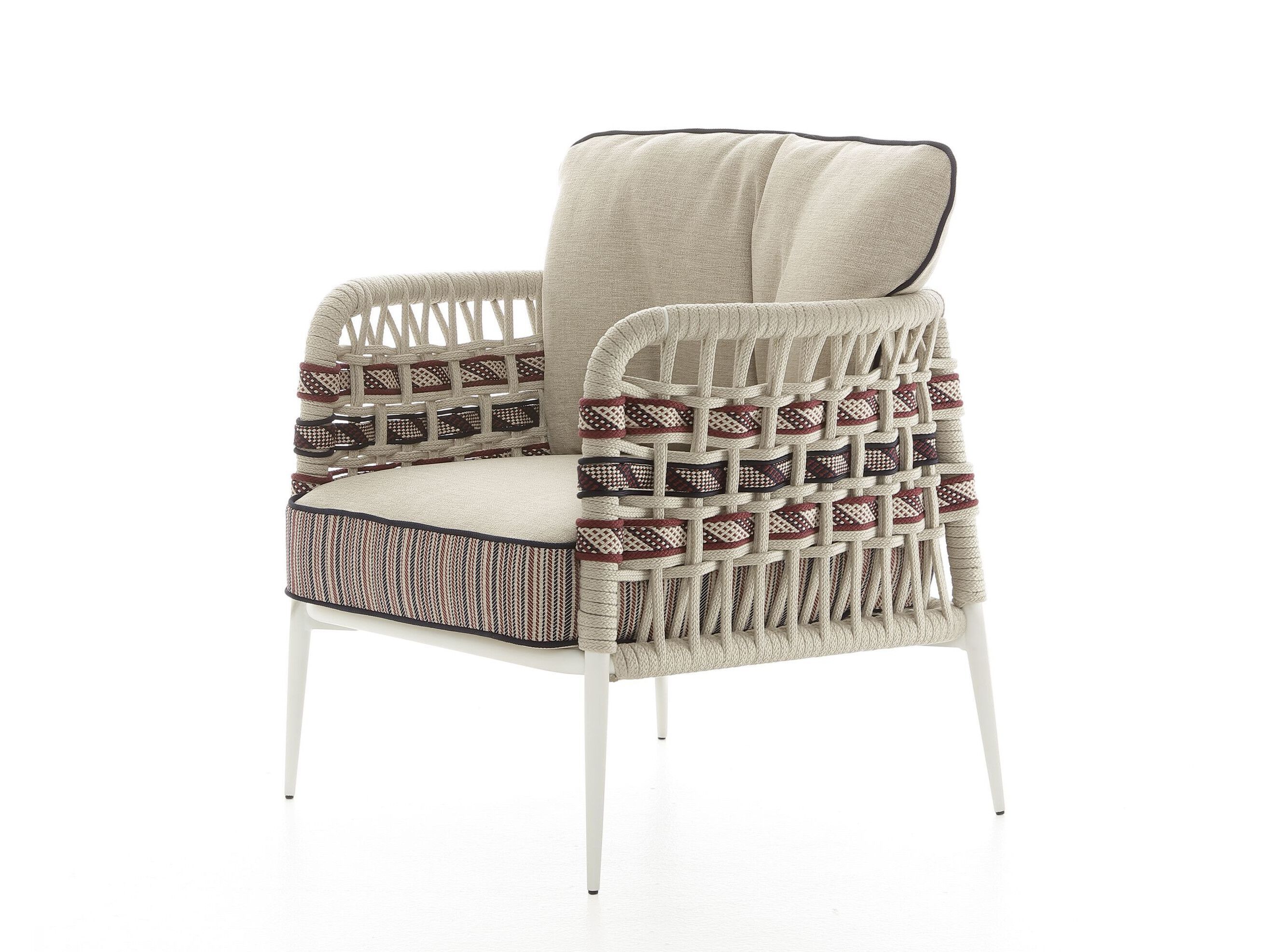 Плетеное уличное кресло с веревками Nodo Italia Antonio Marras + Nodo Italia ARCH-00120059