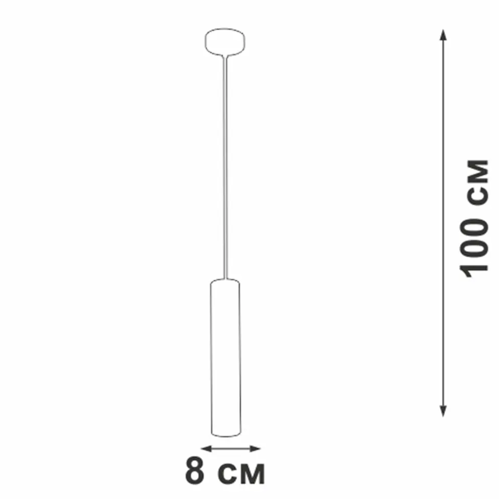 Светильник подвесной Vitaluce Ювента 1 лампа 2 м² цвет коричневый STLM-2062634 - Вид №10