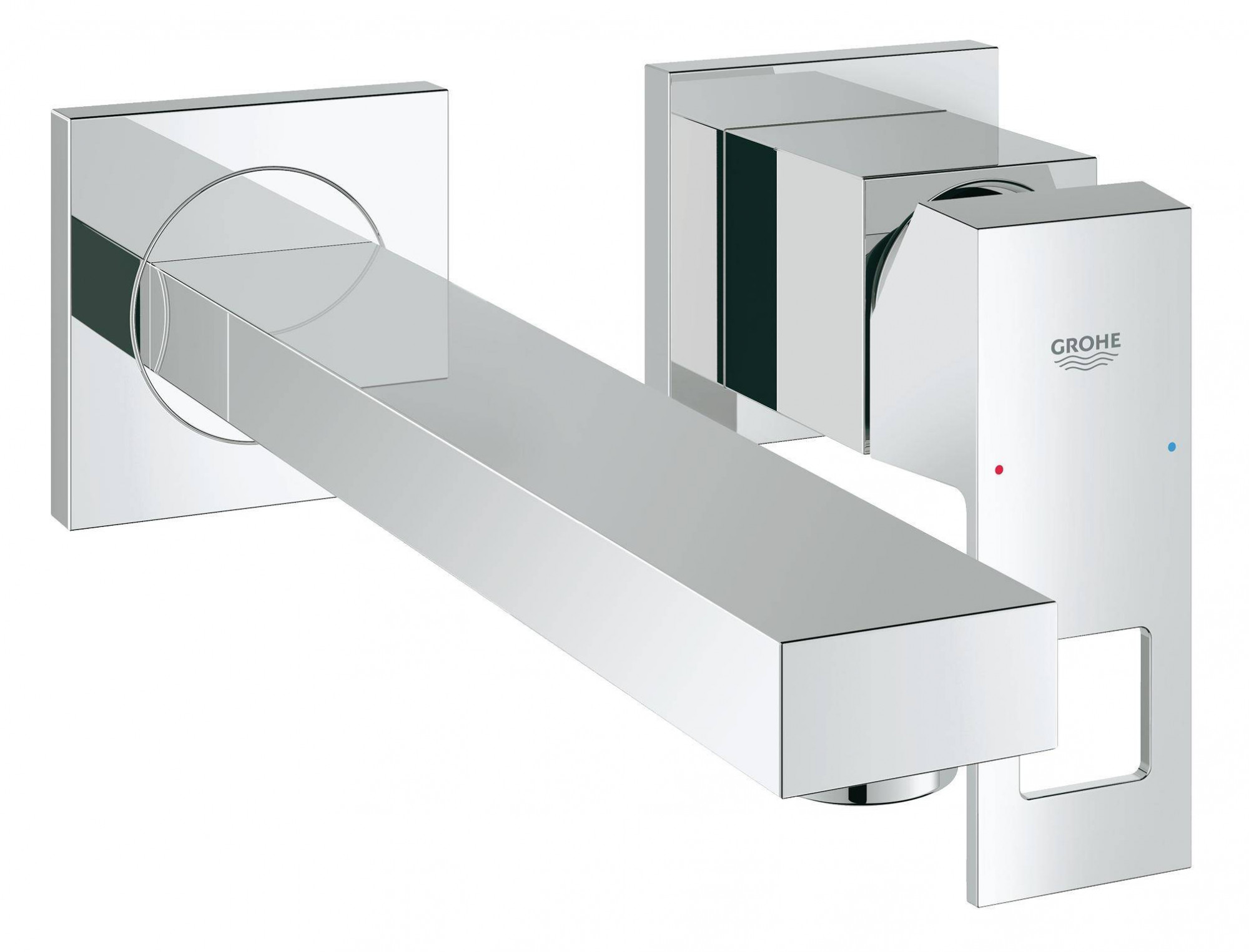 Внешняя часть смесителя для раковины GROHE Eurocube (вынос 230 мм), хром (23447000)