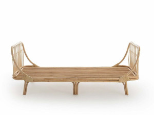 Плетеная односпальная кровать