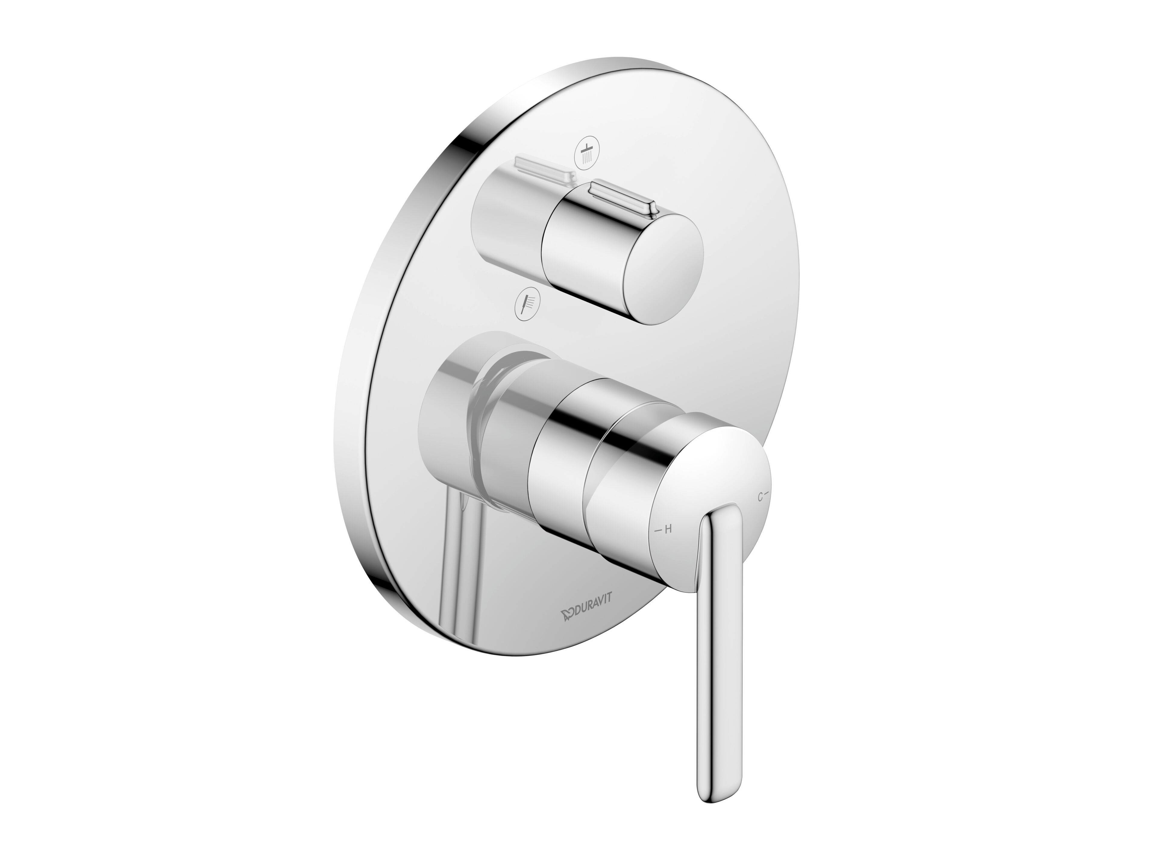 Однорычажный смеситель для душа с переключателем Duravit Balcoon ARCH-00000540 - Вид №1