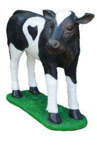 11089 ТЕЛЁНОК, скульптура из бетона LAB.Space  - Вид №2