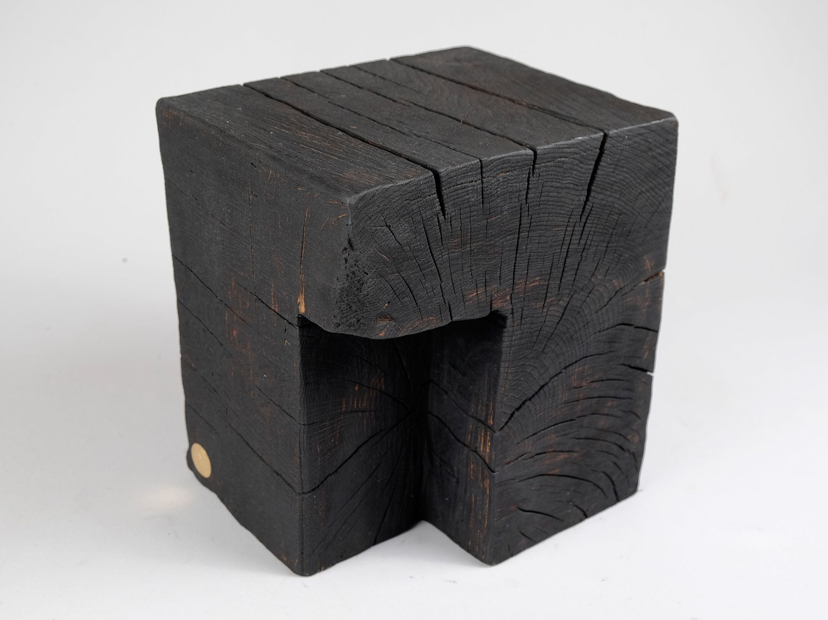 Квадратный журнальный столик из дуба Logniture Jownik ARCH-00048966 - Вид №2