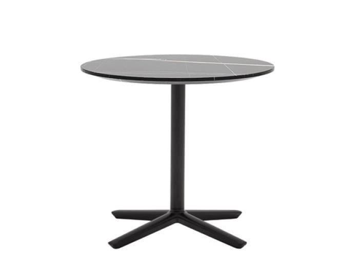 Мраморный низкий круглый журнальный столик Andreu World QUATTRO OCCASIONAL MARBLE ROUND ARCH-00045618