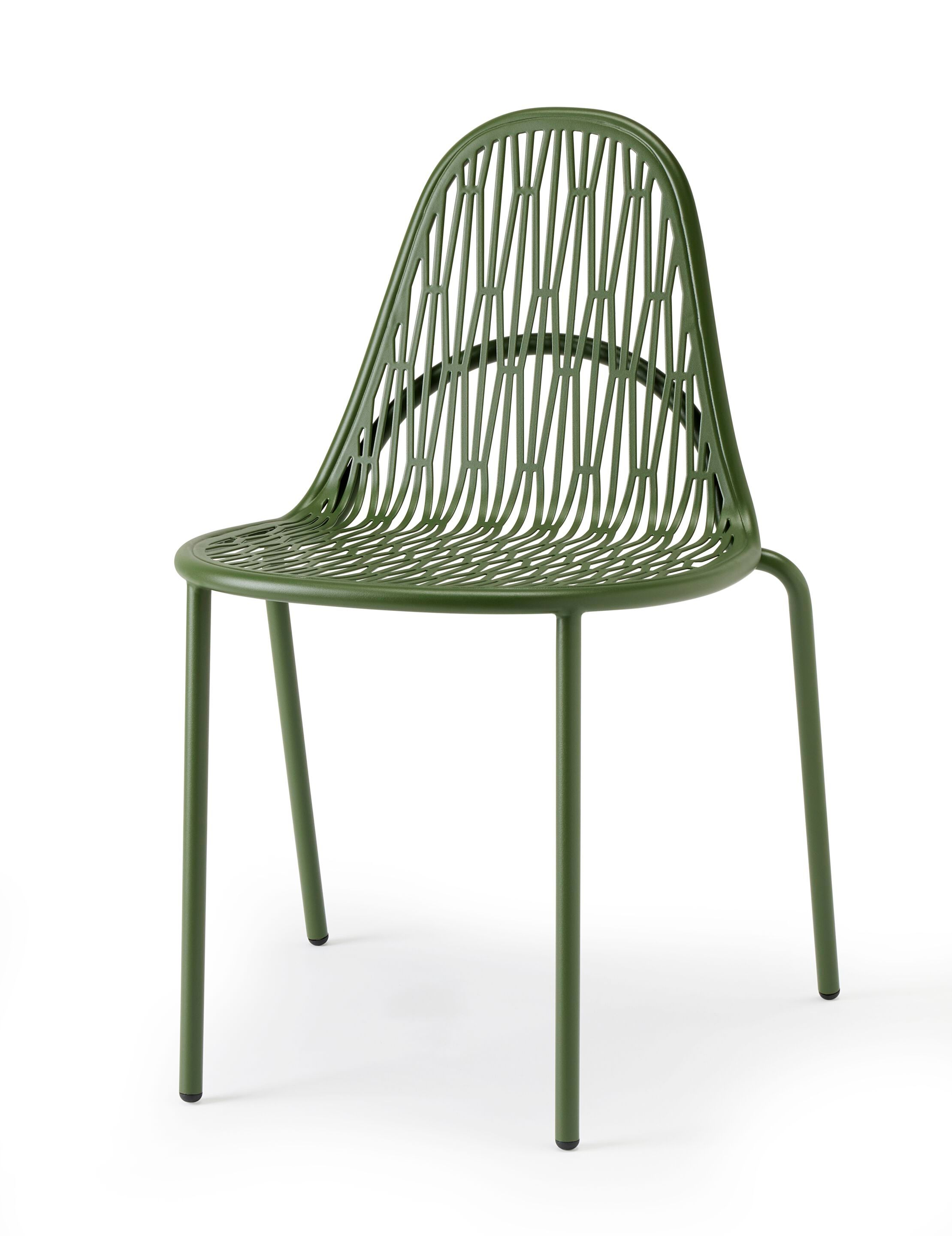 Металлический штабелируемый садовый стул S-CAB Malvasia ARCH-00049078 - Вид №7