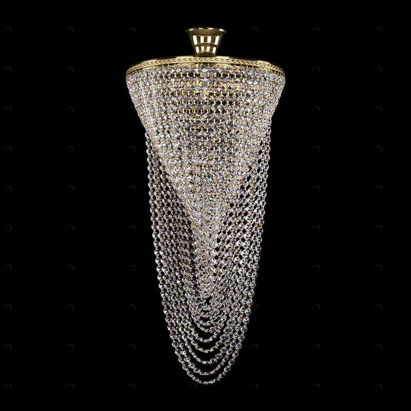 Каскадная люстра Bohemia Ivele 1921/35-70/G BOHEMIA IVELE ДИЗАЙНЕРСКИЕ 076127 Золотой 