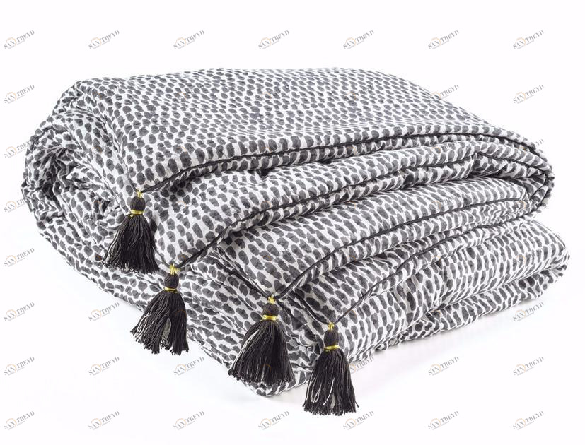 Élitis Одеяло в горошек с принтом на ткани sun-id-1376906