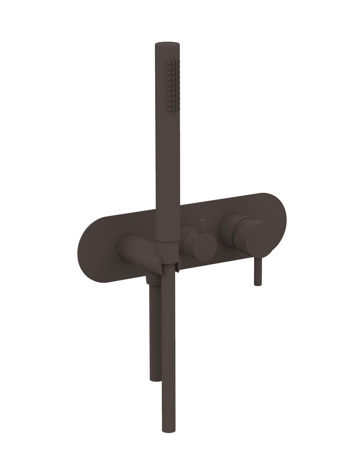 3 отверстия утопленный однорычажный смеситель для душа Rubinetterie Frattini Pepe XL ARCH-00143936 - Вид №22