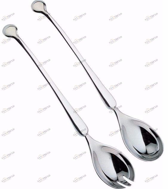 Alessi Салатный сервиз из нержавеющей стали Caccia sun-id-1457920