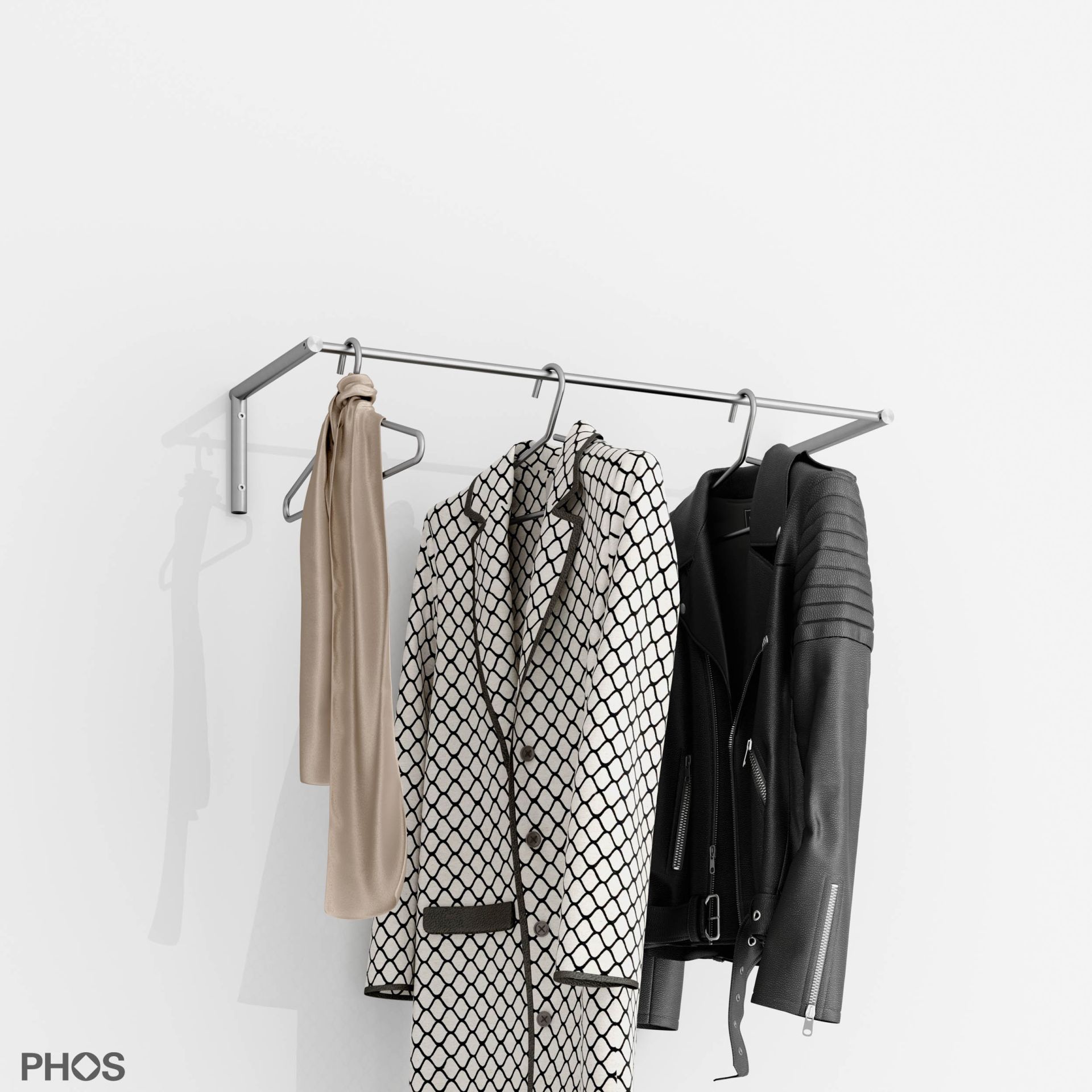 G13-1000 Настенный шкаф g13 с платяной штангой - ширина 100 см PHOS  - Вид №1