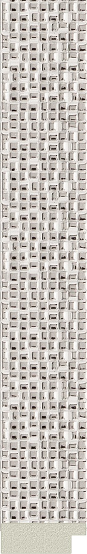 BY 3196 Зеркало в багетной раме - мозаика хром 46 mm EVOFORM Definite - Вид №3