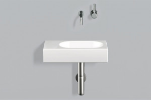 4298000400 Умывальник, wt.xxs450.r, белая, для простого ухода Alape серия XXS (Fusion.S)