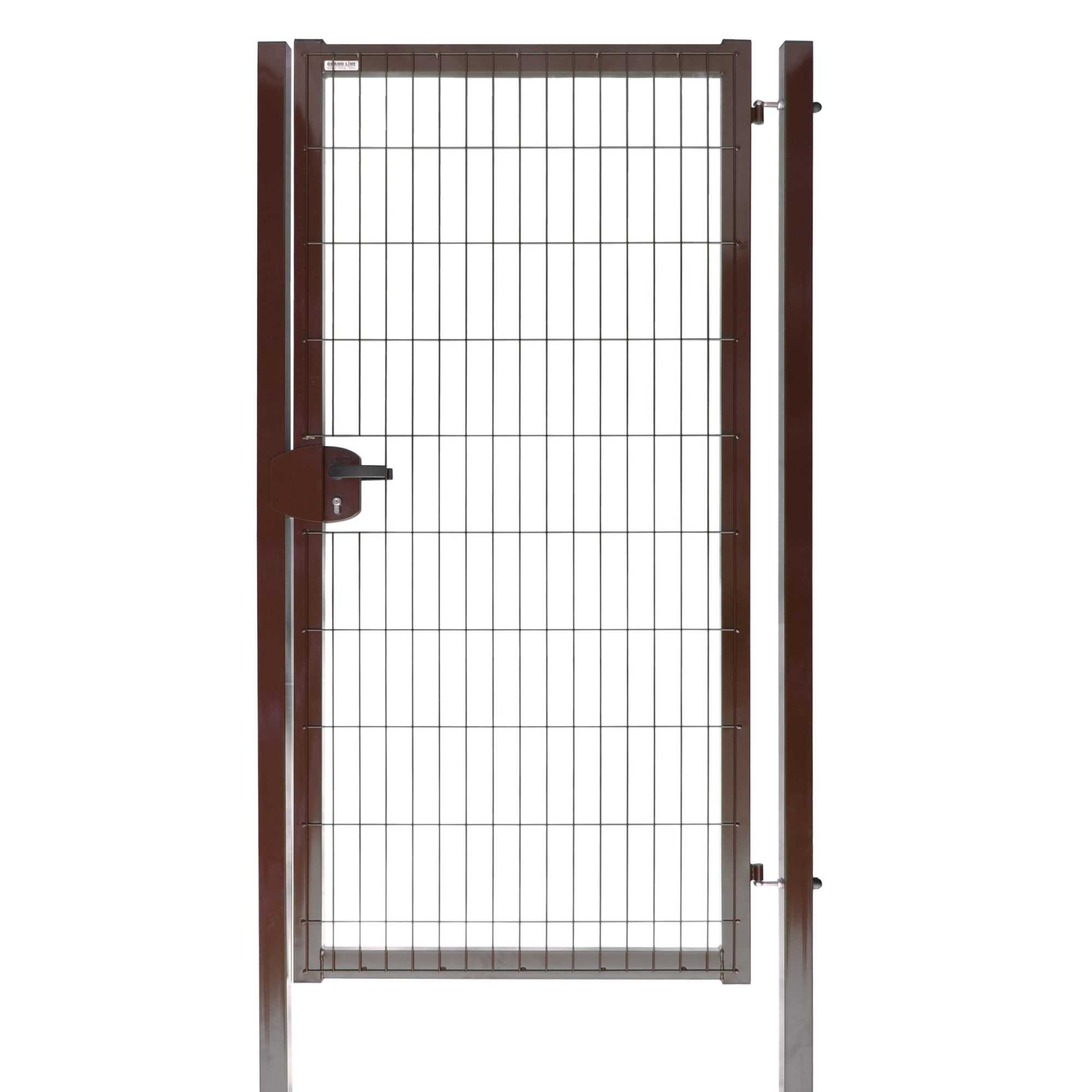 82035918 Калитка Grand Line, Medium 2.03x1.0 м коричневая RAL 8017 Santreyd 