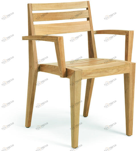 Ethimo Садовый стул из тика с подлокотниками Ribot Rbpdim010
