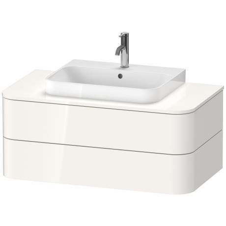 HP496103939 Подвесная раковина настенная овальная Duravit Happy D.2 Plus белая - Вид №1