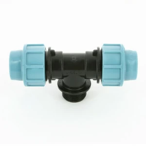 Тройник обжим-Н для труб ПНД UNIDELTA 25х1"