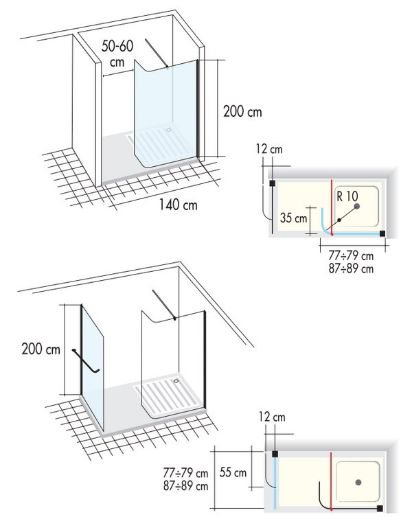 Art. 090/093 Open Air Душевая дверь  Box Docce 2B Box Docce 2.B OpenAir 36756 - Вид №1