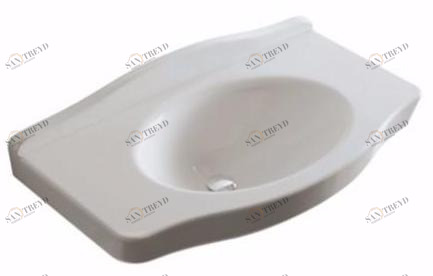 Подвесная раковина настенная прямоугольная Galassia ETHOS белая sun-id-1360534