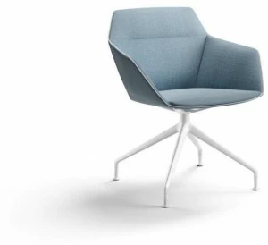 Brunner Мягкое кресло на жердочке из ткани с подлокотниками Ray