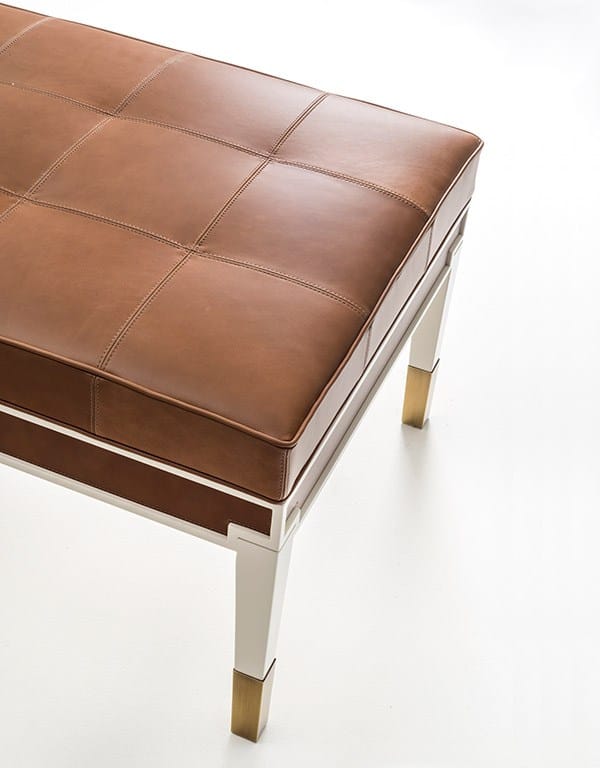 Кожаная скамейка с Капитоном OAK Милан ARCH-00085759 - Вид №2