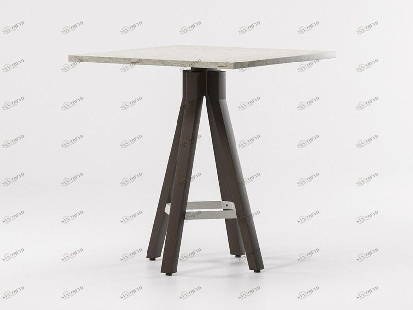 Kettal Стол алюминиевый высокий квадратный Vieques sun-id-1460402