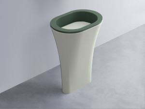 AMLA65-MU+AMPILO-PM+AMCOLO-PM Раковина Amedeo Ovale отдельностоящая cielo Enjoy + Amedeo