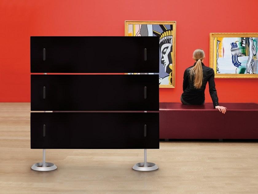 Caimi Brevetti Отдельностоящая звукопоглощающая офисная перегородка из ткани Snowsound technology sun-id-1367358 - Вид №5