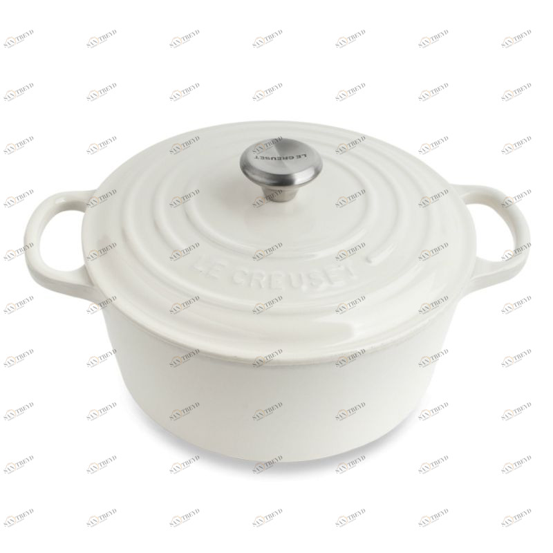 Кастрюля чугунная Le Creuset, Ø18 см, кремовая 21177184814430