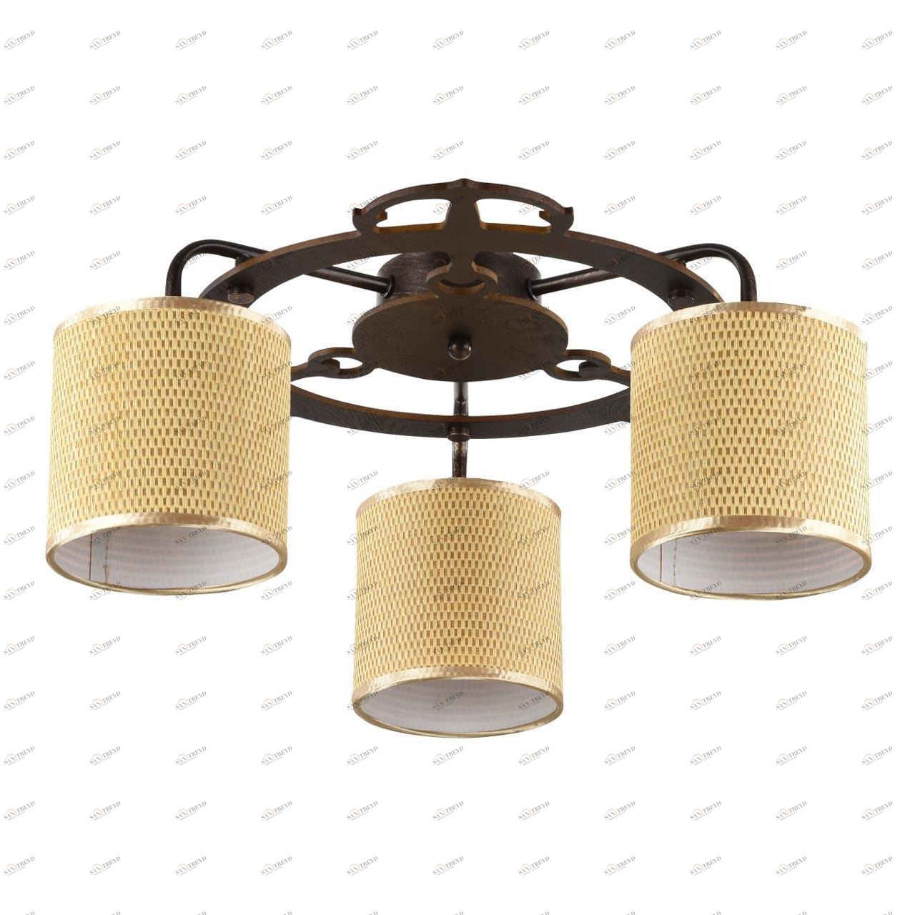 Потолочная люстра Freya Timone FR5100-CL-03-BR FREYA TIMONE BROWN 183611 Желтый 