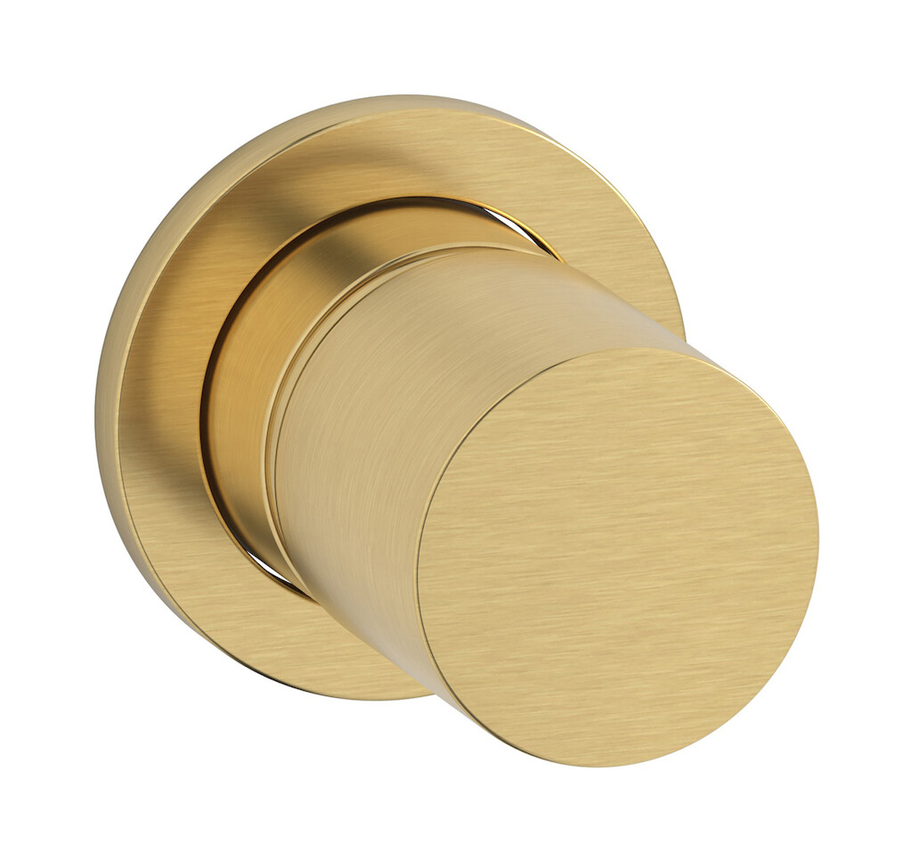 Внешние части встроенного смесителя на 1 потребителя WE ARE IB rr305os Brushed Gold Brera