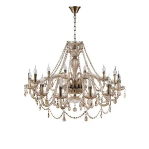 Люстра подвесная бронзовая Vitaluce V5087/12 VITALUCE ДИЗАЙНЕРСКИЕ, СВЕЧИ 00-3887666 Бронза