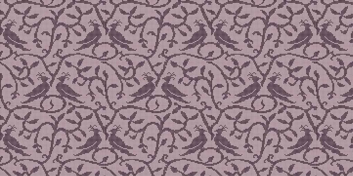 МОЗАИКА ИЗ СТЕКЛА MZ-05 PURPLE ALMA ПАННО 15 MZ05PURPLE - Вид №1