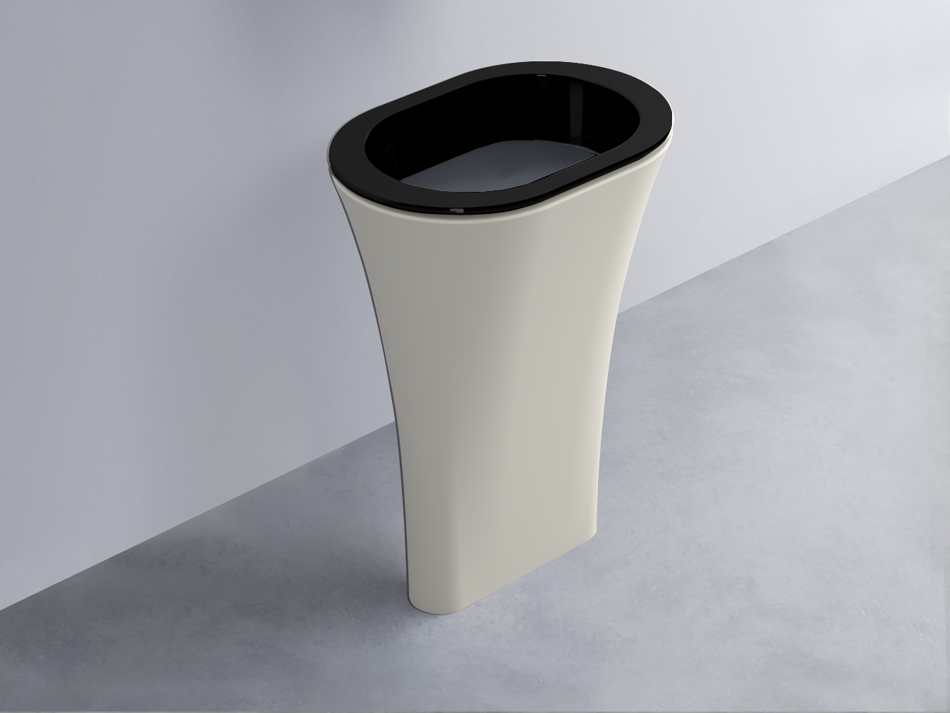 AMLA65-N+AMPILO-BA+AMCOLO-TL Раковина Amedeo Ovale отдельностоящая cielo Enjoy + Amedeo Ceramica Cielo