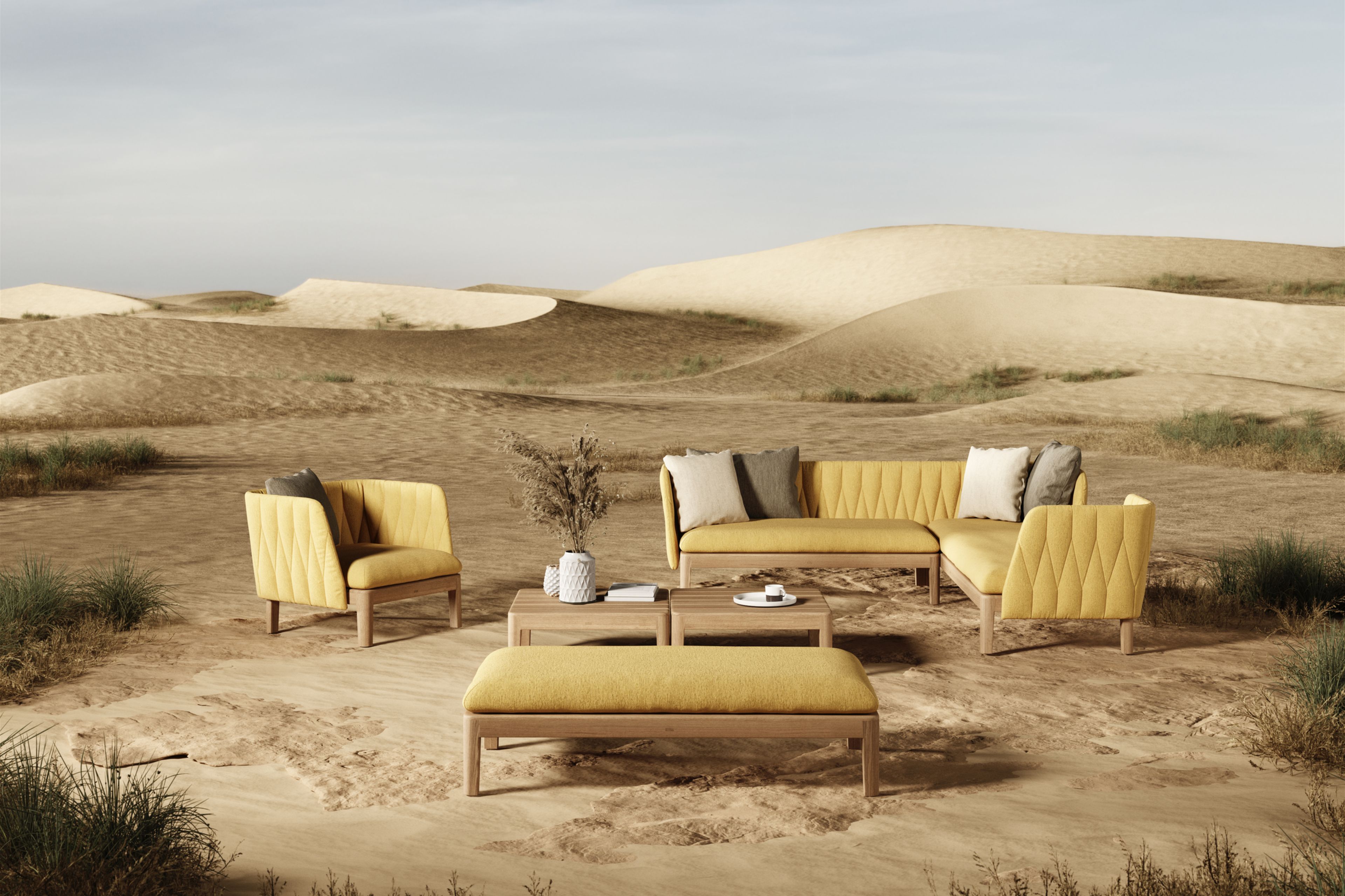 Квадратный стол из тикового дерева Royal Botania Calypso Lounge ARCH-00107006 - Вид №3