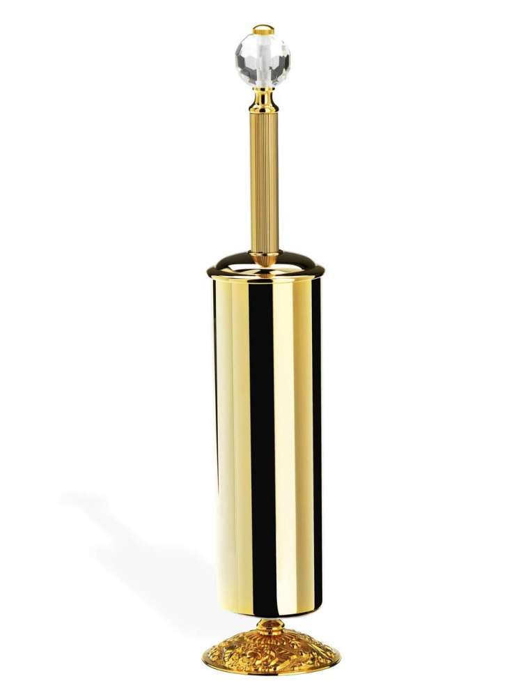 NT039V(16) Stil Haus Noto Light, напольный металлический ерш со стеклом Murano, золото 