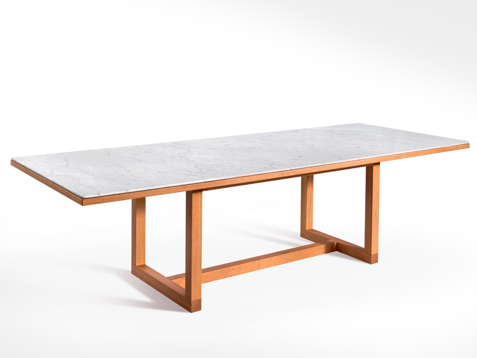 Прямоугольный стол из дерева и мрамора Salvatori Span ARCH-00146116