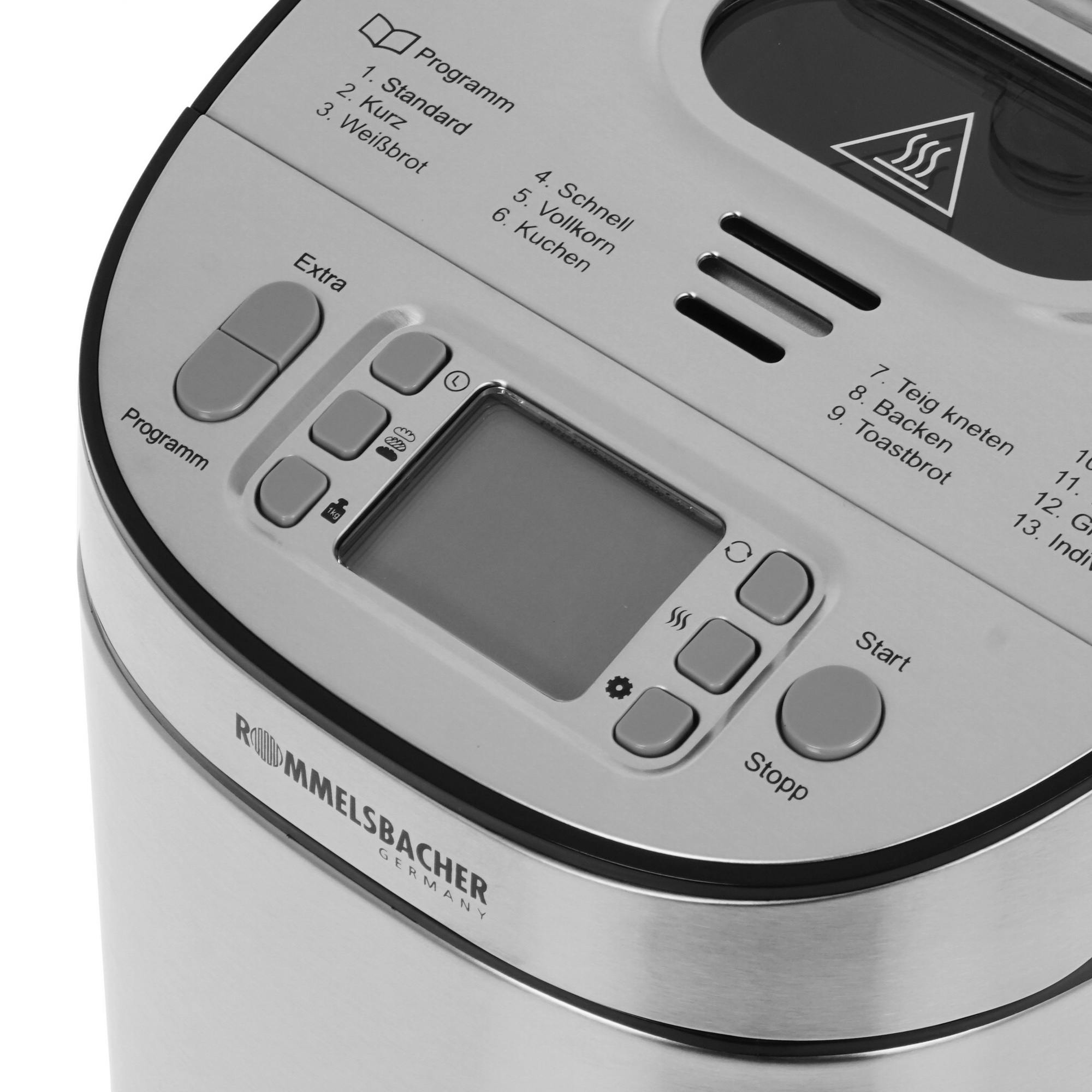 8195368 Хлебопечь Rommelsbacher BA 550 серебристый STDN-0067547 - Вид №3