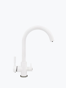 627741 Смеситель кухонный "Элара Дуо" в тон мойки Polygran